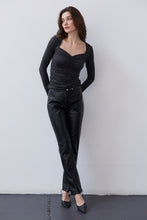 Load image into Gallery viewer, Leilani Sweetheart Ruched Knit Top