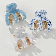 Load image into Gallery viewer, Jade Coastal Octopus Metal Claw Clip | Small