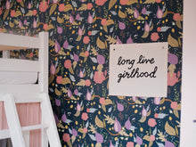 Load image into Gallery viewer, ‘Long Live Girlhood’ Canvas Banner