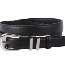 Load image into Gallery viewer, Leather Belt with Metal Strap Holders | 2 Colors Available
