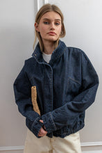 Load image into Gallery viewer, High Neck Denim Jacket