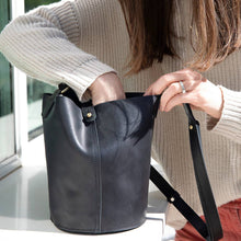 Load image into Gallery viewer, Leather Bucket Bag | 2 Colors Available