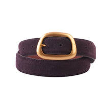 Load image into Gallery viewer, Suede Belt | Chocolate