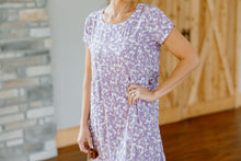Load image into Gallery viewer, BYTAVI Lilac Tier Dress