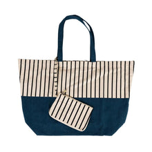 Load image into Gallery viewer, Deep Waters Cabana Tote