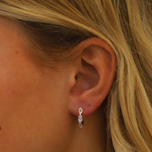 Load image into Gallery viewer, Lace and Textured Hoops | 2 Colors Available