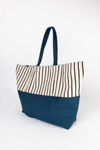 Load image into Gallery viewer, Deep Waters Cabana Tote