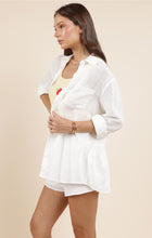 Load image into Gallery viewer, So Cal Button Up Shirt | White