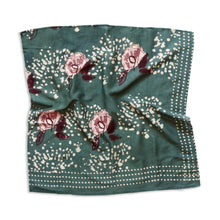 Load image into Gallery viewer, Ichcha Floral Green Bandana