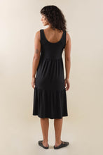 Load image into Gallery viewer, Riley U-Neck Tiered Rib Dress