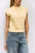 Load image into Gallery viewer, Linda Pointelle Sweater Vest