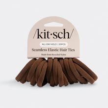 Load image into Gallery viewer, KITSCH Eco-Friendly Nylon Elastics 20pc Set | Chocolate