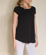 Load image into Gallery viewer, Flare Bottom Cap Sleeve Top