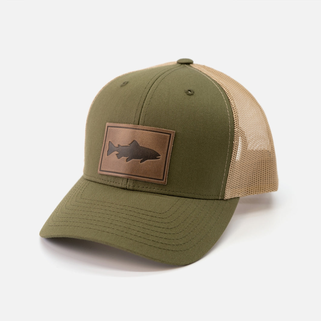 Range Leather Co. Trout Hat | Moss/Khaki