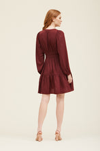 Load image into Gallery viewer, Grade &amp; Gather Vino Satin Mini Dress
