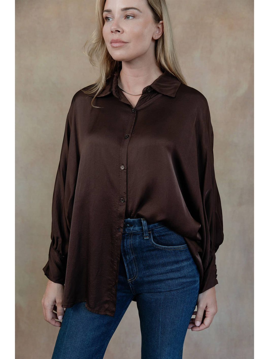 Rosa Satin Blouse