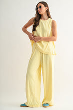 Load image into Gallery viewer, Coastline Cotton Blend Pant Set
