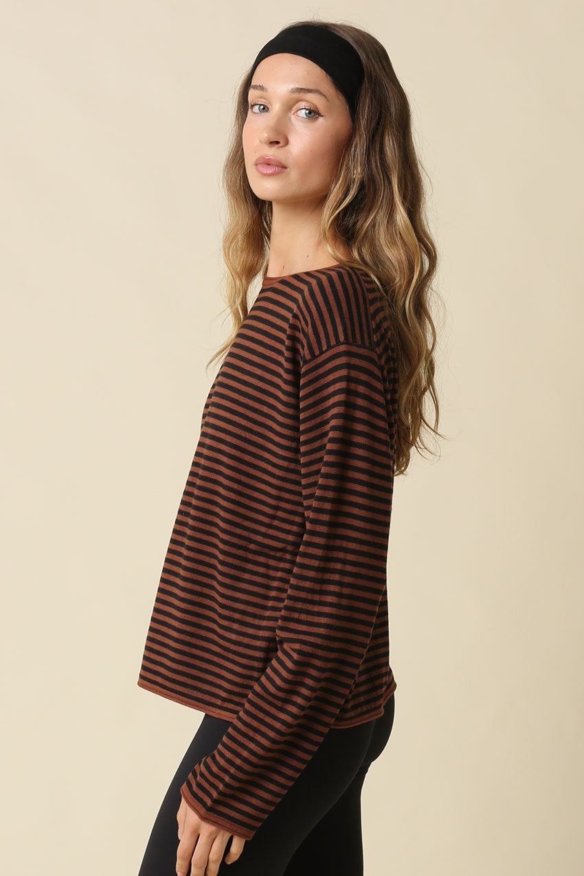 Margie Stripe Long Sleeve Top