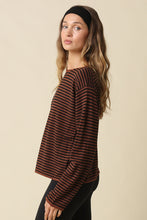 Load image into Gallery viewer, Margie Stripe Long Sleeve Top
