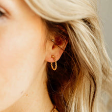 Load image into Gallery viewer, Rope Hoop Earrings

