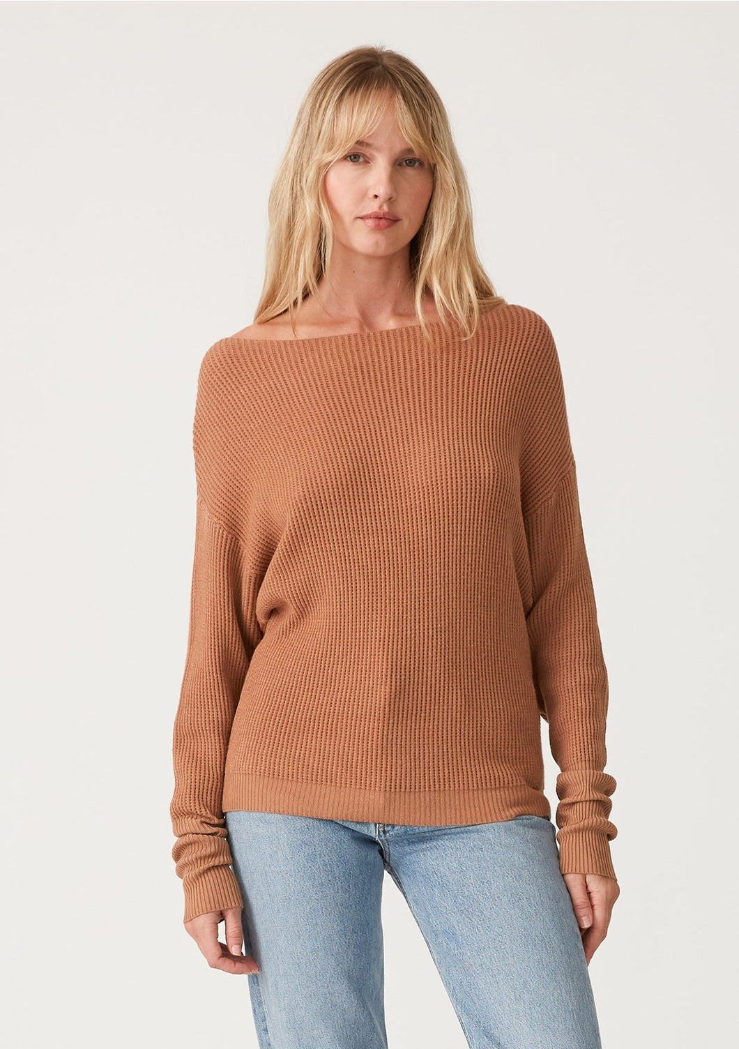 Anna Waffle Knit Pullover | More Colors Available