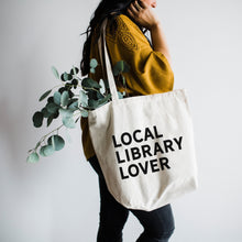 Load image into Gallery viewer, *Back In Stock!* Gladfolk Local Library Lover Canvas Tote Bag
