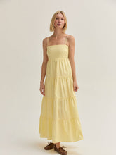 Load image into Gallery viewer, The Lemon Drop Tiered Maxi
