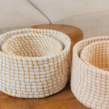 Load image into Gallery viewer, Cotton Stacking Baskets | Set of 2
