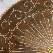 Load image into Gallery viewer, Aiza Handpainted Mango Wood Bowl
