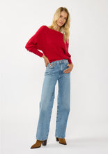 Load image into Gallery viewer, Anna Waffle Knit Pullover | Red
