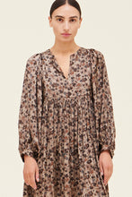 Load image into Gallery viewer, Grade &amp; Gather Floral Printed Satin Mini Dress
