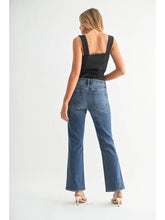 Load image into Gallery viewer, Just Black Denim Slim Cropped Bootcut | Dark Wash
