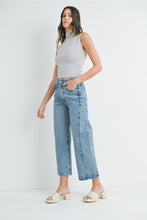 Load image into Gallery viewer, Just Black Denim Twisted Barrel Jean
