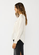 Load image into Gallery viewer, Split Neck Satin Blouse
