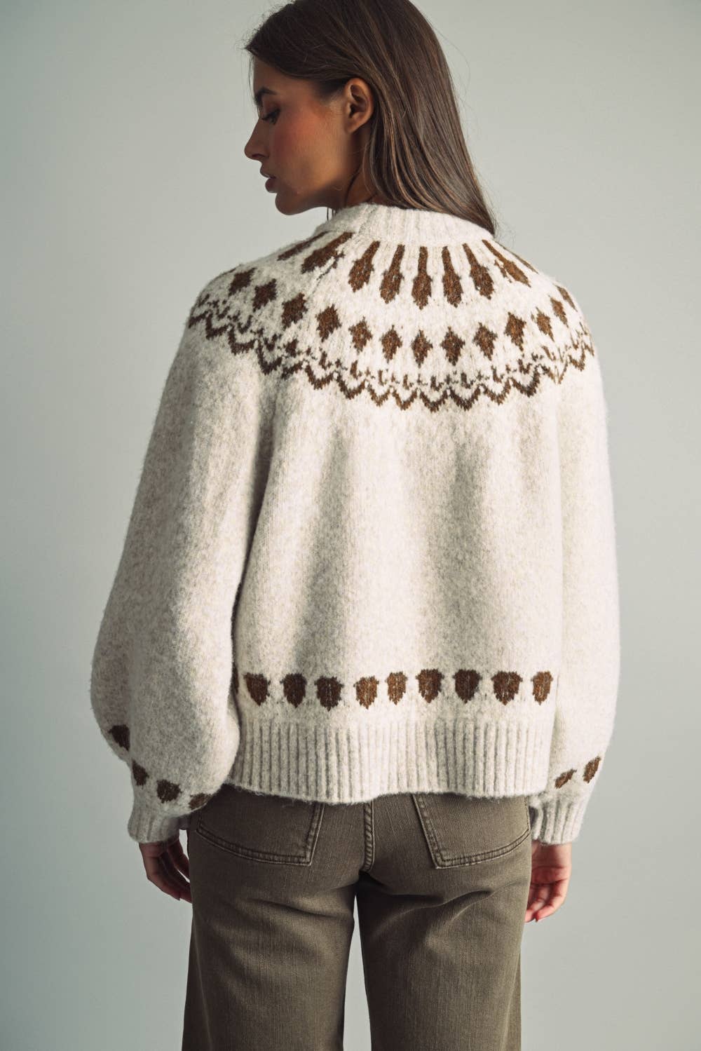 Classic Nordic Fair Isle Sweater
