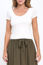 Load image into Gallery viewer, Soft Form Scoop Tee
