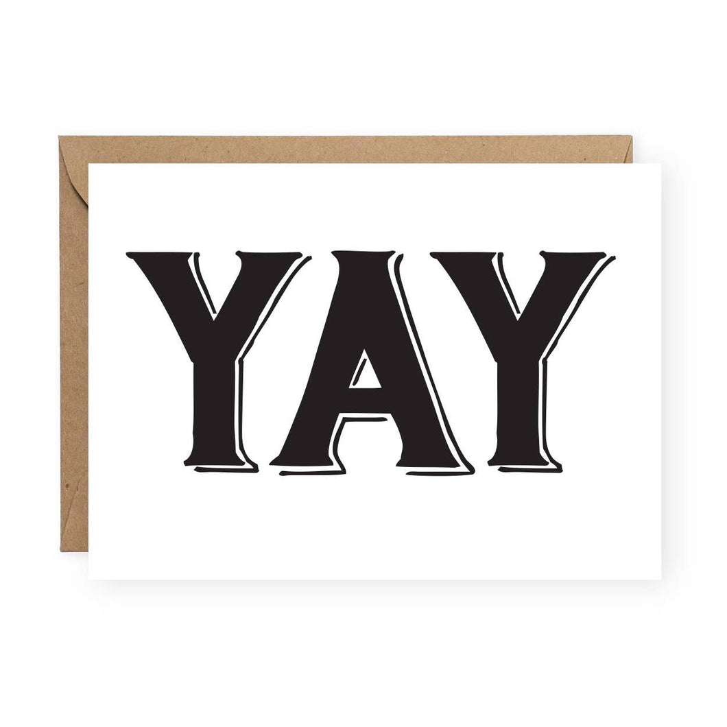 YAY Greeting Card