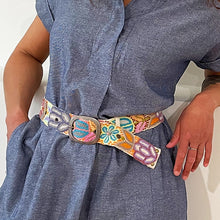 Load image into Gallery viewer, Jenny Krauss Belt | Folklorica Floral Embroidered Wool Belt
