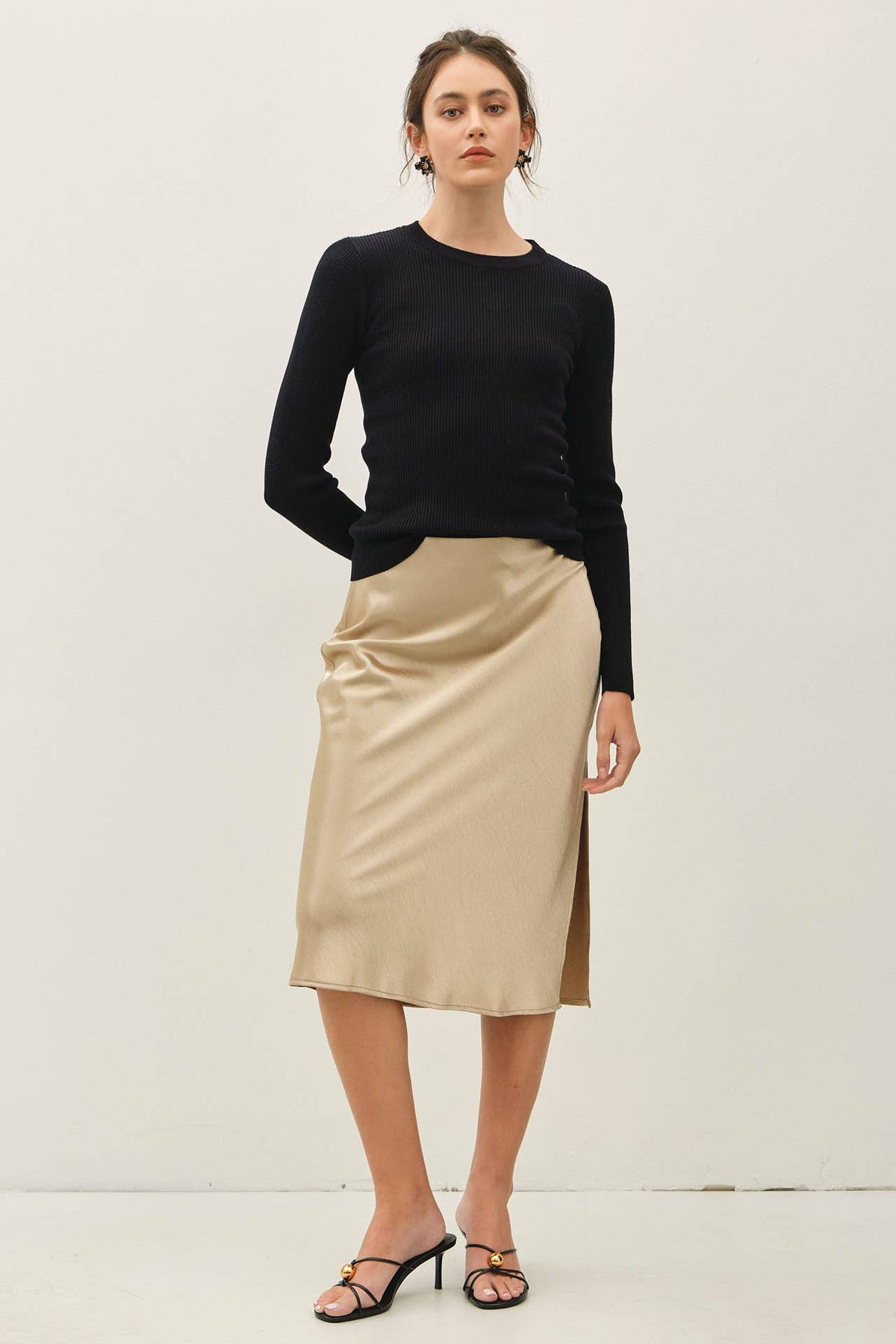 The Essential Ribbed Sweater | Black