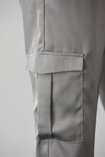 Load image into Gallery viewer, Crescent Brooklyn Satin Cargo Joggers
