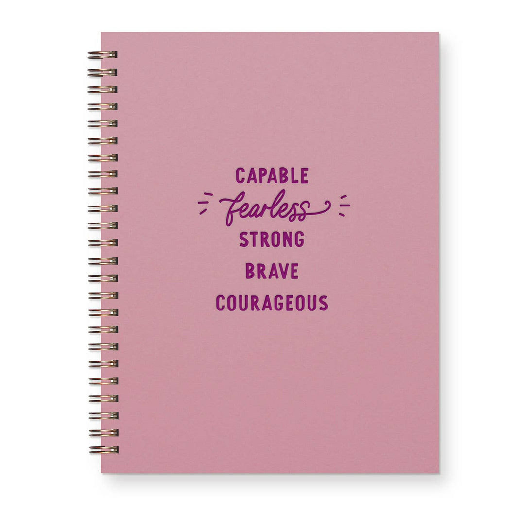 Fearless Journal: Lined Notebook