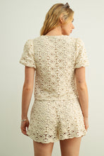 Load image into Gallery viewer, Crochet Elastic Band Waist Shorts
