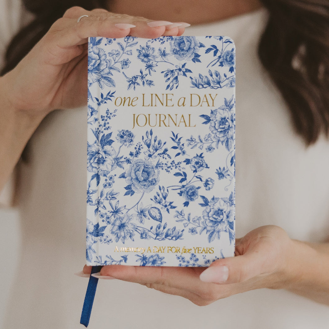 One Line A Day Journal | Blue Delft