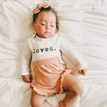 Load image into Gallery viewer, Loved Organic Cotton Baby Bodysuit | Long Sleeve

