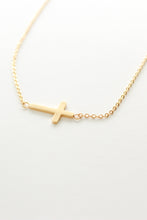 Load image into Gallery viewer, Crowned Free At The Cross Necklace
