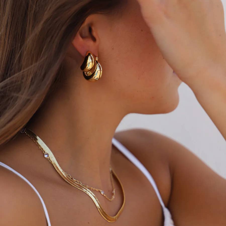 *Back In Stock!* KW Bonnie Chunky Teardrop Studs