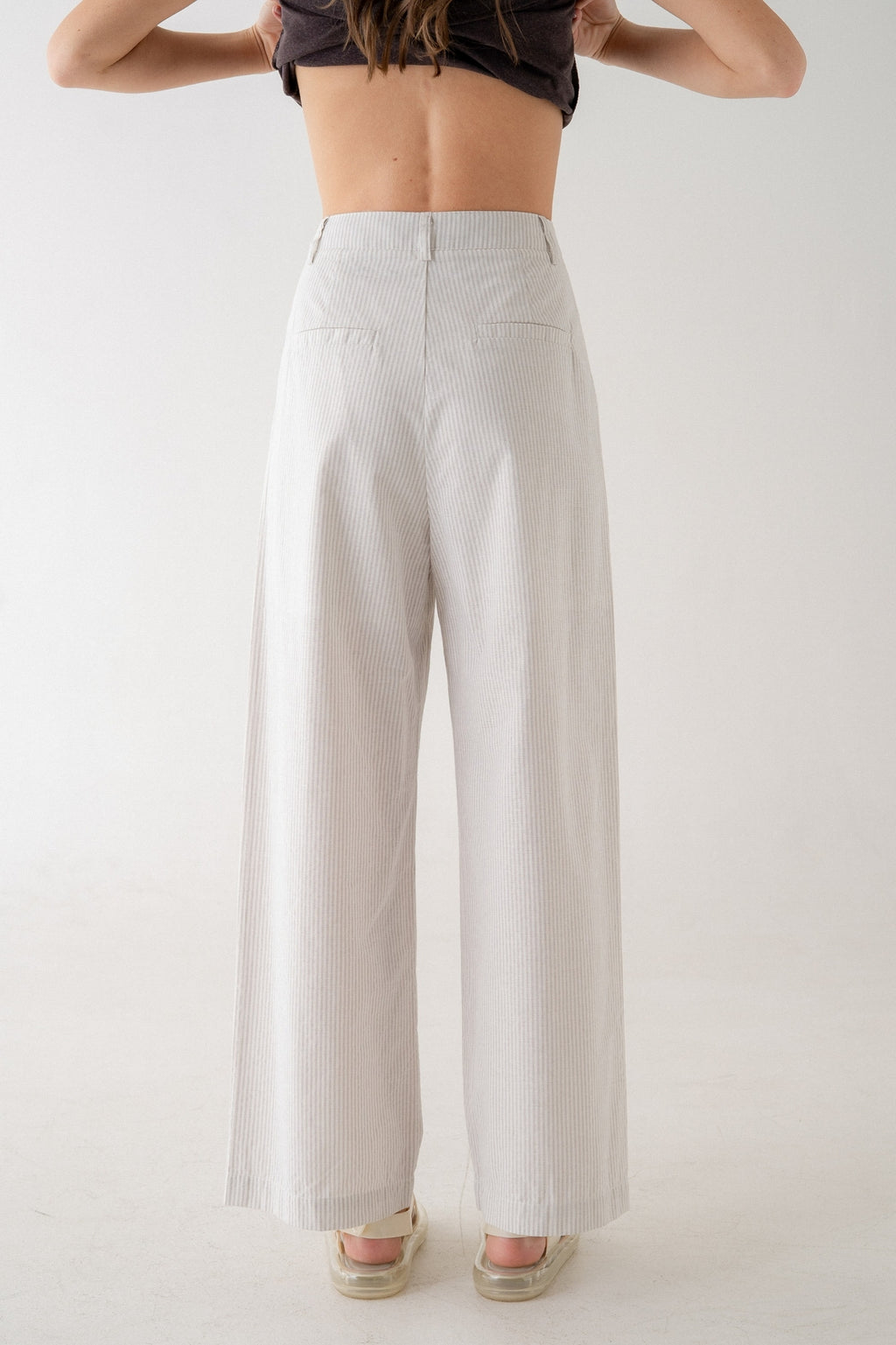 The Marlowe Pinstripe Trouser