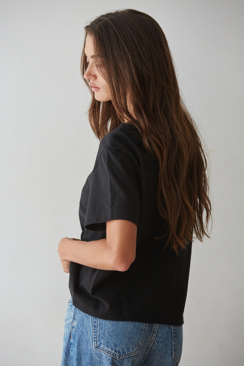 The Everyday Cotton Crew Tee | Black