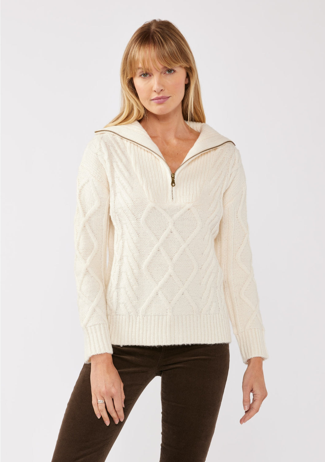 Aspen Cable Knit Pullover