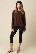 Load image into Gallery viewer, Margie Stripe Long Sleeve Top
